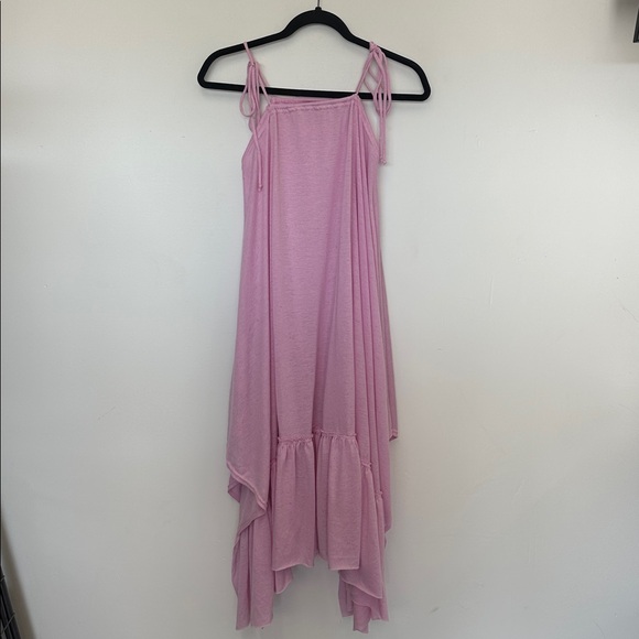 FP Beach Dresses & Skirts - Free people beach linen Pink Dress M